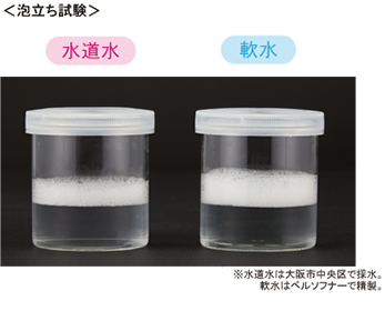 シャンプーの泡立ちがよく、洗浄効果を高め、髪や頭皮にやさしい